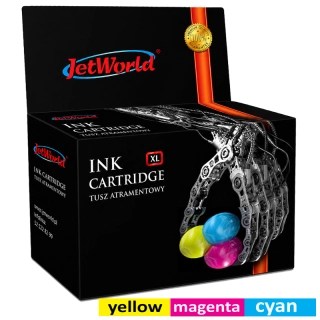 Tusz JetWorld  Trójkolorowy Rimage RC1 XL zamiennik  (203339001) (203339-001) (wskazują poziom tuszu)