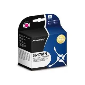 Tusz Asarto do Brother 3617MN | LC3617M | 550 str. | magenta