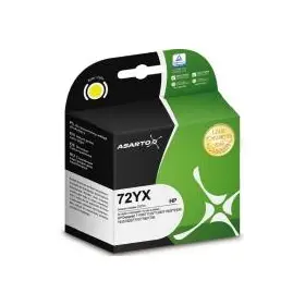 Tusz Asarto do HP 72YX | C9373A | 130 ml | yellow