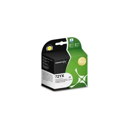 Tusz Asarto do HP 72YX | C9373A | 130 ml | yellow