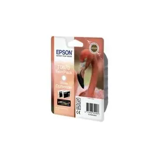 Zestaw tuszy  Epson  T0870  do Stylus  Photo R1900  | 2 x 11,4ml | black