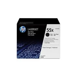Zestaw dwóch tonerów HP 55XD do LaserJet P3015, M525 | 2 x 12 500 str. | black-4507826