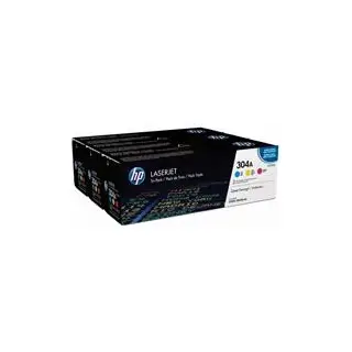 Zestaw trzech tonerów HP 304A do LJ Pro CP2025 ,CM2320 | 3 x 2 800 str. | CMY-4615555