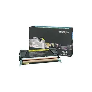 Kaseta z tonerem Lexmark do C736 | zwrotny | 10 000 str. | yellow-3787618