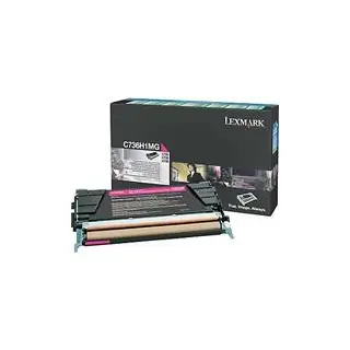 Kaseta z tonerem Lexmark do C736 | zwrotny | 10 000 str. | magenta-3787619