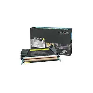 Kaseta z tonerem Lexmark do C-734/736 | zwrotny | 6 000 str. | yellow-3787623