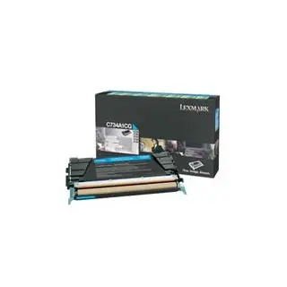 Kaseta z tonerem Lexmark do C-734/736 | zwrotny | 6 000 str. | cyan-3787626