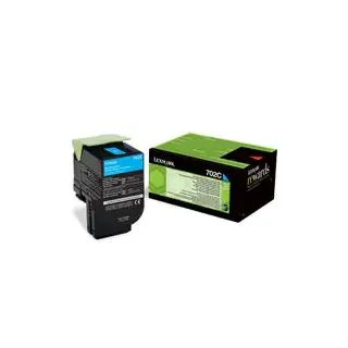 Kaseta z tonerem Lexmark 702C do CS-310/410/510 | zwrotny | 1 000 str. | cyan-3787684