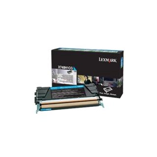 Kaseta z tonerem Lexmark do X748 | zwrotny | 10 000 str. | cyan-3787742
