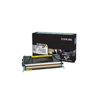Kaseta z tonerem Lexmark do X748 | zwrotny | 10 000 str. | yellow-3787744
