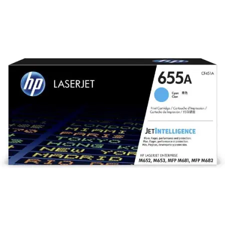 Toner HP 655A do Color LaserJet Enterprise M653/M681/M652 | 10 500 str. | Cyan-4615580