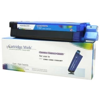 Toner Cartridge Web Cyan OKI C5800 zamiennik 43324423 -4426551