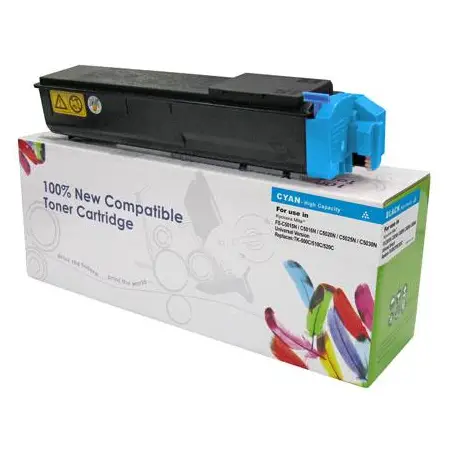 Toner Cartridge Web Cyan Kyocera TK500/TK510/TK520 zamiennik TK-500C/TK510C/TK520C -4426446