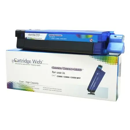 Toner Cartridge Web Cyan OKI C5800 zamiennik 43324423 -4426551