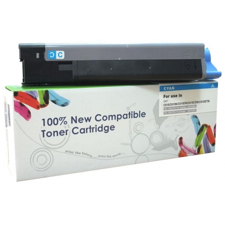 Toner Cartridge Web Cyan OKI C610 zamiennik 44315307 -4426559