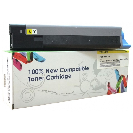 Toner Cartridge Web Yellow OKI C610 zamiennik 44315305 -4426561