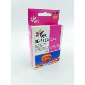 Tusz Wox Magenta Brother LC 123M (tusz z chipem) zamiennik LC123M -4432699