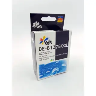 Tusz Wox  Black Brother LC 127BK XL (tusze z chipem) zamiennik LC127XLBk -4432708