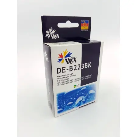Tusz Wox Black Brother LC 223BK zamiennik LC223Bk (1700 stron A4 zgodnie z normą ISO/IEC 24711) -4432714