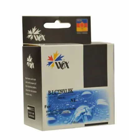 Tusz Wox Black Brother LC 229BK zamiennik LC229XLBK (4300 stron A4 zgodnie z normą ISO/IEC 24711) -4432722