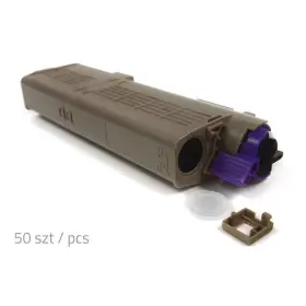 Pusta kaseta OKI C532 CMYK 100% nowa (wystarczy wsypać proszek i założyć odpowiedni chip) (opakowanie 50szt) -4452682