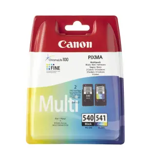 Zestaw dwóch tuszy Canon  PG540/CL541 do Pixma MG-2150/3150 | CMYK