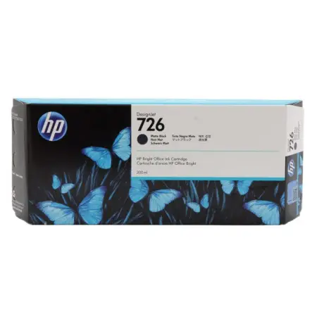 Tusz HP 726 do Designjet T1200/2300 | 300 ml | black matte-4453244