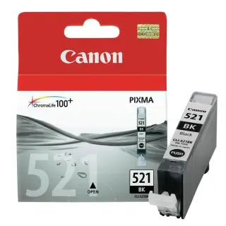 Tusz  Canon  CLI521BK do  iP-3600/4600,  MP-540/620/630/980 | 9ml | black