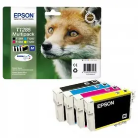 Zestaw tuszu Epson T1285 do StylusS22, SX-125/130/230/235W/420W | 16,4ml | CMYK