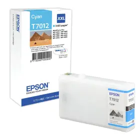 Tusz Epson T7012 do WP-4015DN/4095DN/4515DN/4525DNF XXL | 34,2ml | cyan