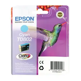 Tusz Epson T0802 do Stylus Photo R-265/285/360 RX560 | 7,4ml | cyan