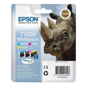 Zestaw tuszy Epson T1006 do SX-510W/515W/600FW | 33,3ml | CMY