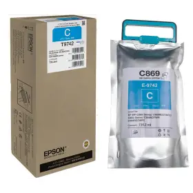 Tusz Epson T9742 CYAN 735.2ml do serii WF-C869Rxx