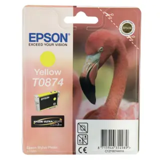 Tusz  Epson T0874 do Stylus Photo R1900   | 11,4ml | yellow