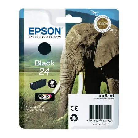 Tusz Epson T2421 do XP-750/850 | 5,1ml | black
