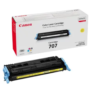 Toner Canon  CRG707Y do LBP-5000/5100  | 2 000 str.  |  yellow-4633698
