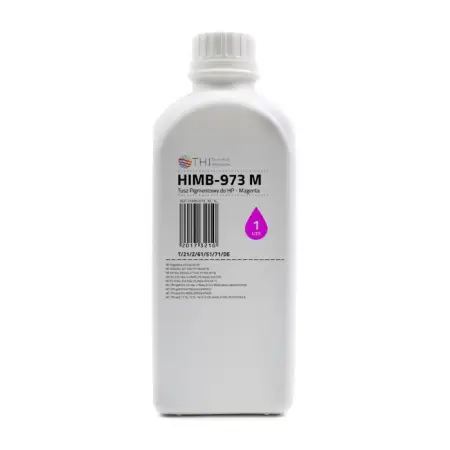 Butelka Magenta HP 1L Tusz Pigmentowy (Pigment) INK-MATE HIMB973