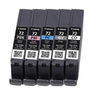Tusz Canon PGI72  MultiPack do Pixma PRO-10  | PBK/GY/PM/PC/CO | 5szt
