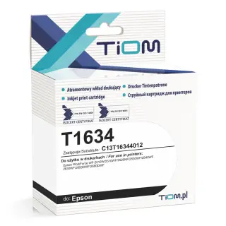 Tusz Tiom do Epson T1634 | C13T16344012 | 510 str | yellow Tusz Tiom do Epson T1634 | C13T16344012 | 510 str | yellow