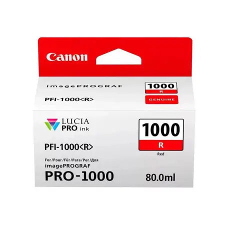 Tusz Canon PFI-1000 do iPF Pro-1000 | 80ml | red | 5355 str
