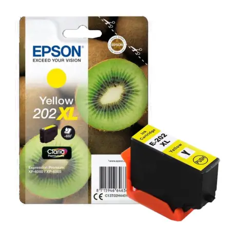 Tusz Epson 202XL do XP-6000 | 650str. | 8,5 ml | yellow