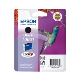 Tusz Epson T0801 do Stylus Photo R-265/285/360 RX560 | 7,4ml | black