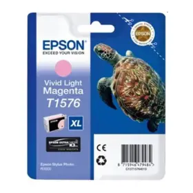 Tusz Epson T1576 do Stylus Photo R3000 | 25,9ml | vivid light magenta