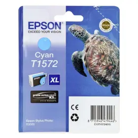 Tusz Epson T1572 do Stylus Photo R3000 | 25,9ml | cyan