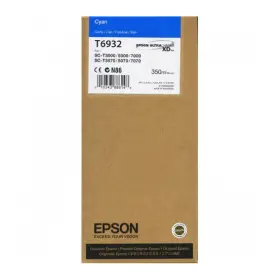 Tusz Epson UltraChromeXD do SC-T3000/T5000/T7000 | 350 ml | cyan