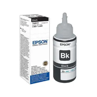 Butelka z tuszem Epson T6641 do L-100/200/210/300/355/550 | 70ml | black Butelka z tuszem Epson T6641 do L-100/200/210/300/355/550 | 70ml | black
