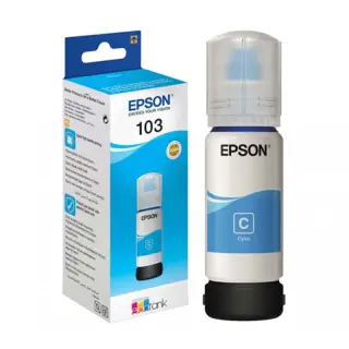 Butelka z tuszem Epson T103 do L31xx | 65ml | cyan Butelka z tuszem Epson T103 do L31xx | 65ml | cyan