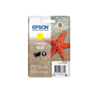 Tusz Epson 603 do XP-2100/2105/2150/3155 | yellow | 2,4ml | blistr z ochroną Tusz Epson 603 do XP-2100/2105/2150/3155 | yellow | 2,4ml | blistr z ochroną