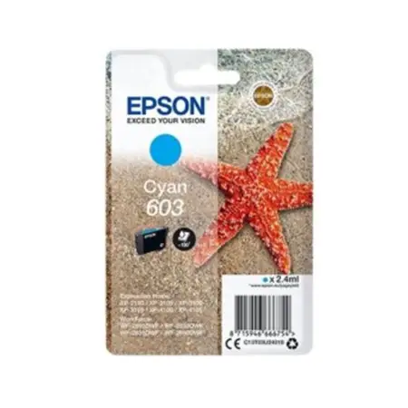 Tusz Epson 603 do XP-2100/2105/2150/3155 | cyan | 130str | 2,4ml