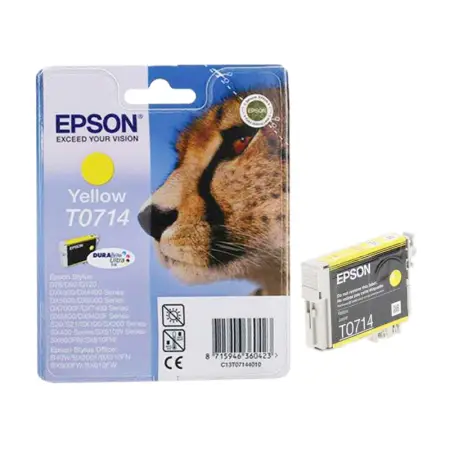 Tusz Epson T0714 do D-78/92/120,DX4000/4050/5000/5050 | 5,5ml | yellow